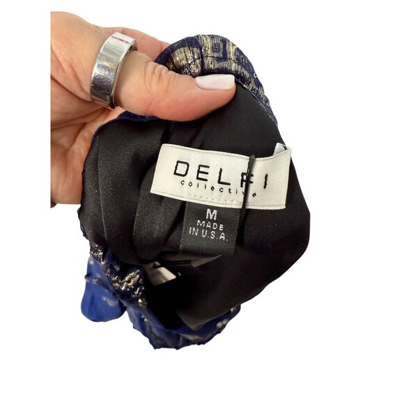 DELFI Collective Navy Blue Rochelle Dress NWT - Size M - Picture 9 of 10